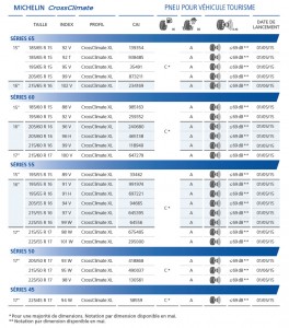 Pneu Michelin Cross Climate - essai Vivre Auto