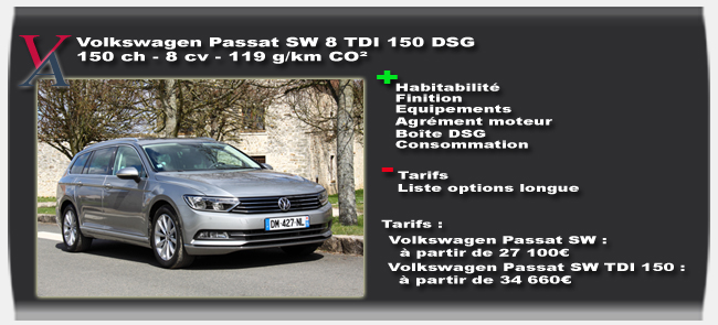 Volkswagen Passat SW 8 - essai Vivre Auto